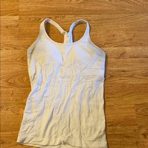 Lulu lemon white racerback tanktop